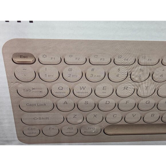 North Compact Wireless Keyboard With Round Low Profile Keys 2.4GHz & Wireless Co - Picture 3 of 5